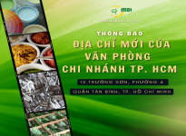 THÔNG BÁO THAY ĐỔI ĐỊA CHỈ VĂN PHÒNG CHI NHÁNH TP. HỒ CHÍ MINH